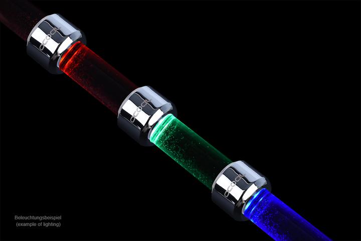 Image du produit Alphacool Aurora HardTube LED Ring 13mm Chrome - Digital RGB