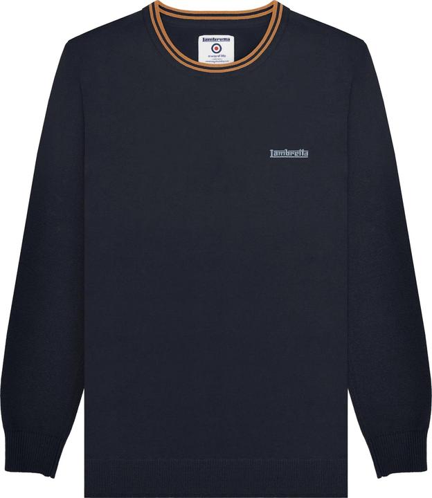 Lambretta Pullover Mit kontrastfarbenen Streifen (XL)