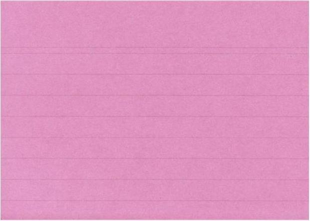 Staufen Cartoncino A6 foderato 7mm rosa (A6, 180 g/m², 100 x)