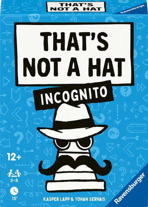 Actual product image Ravensburger 24685 That's not a hat - Incognito - Party game, card game for 3-8 people (German, Italian, Dutch, French)