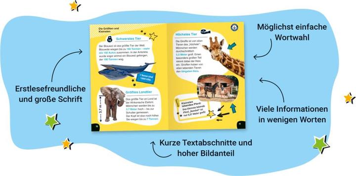 Productafbeelding Ravensburger Guinness World Records für Erstleser - Tiere (Duits, 2023)
