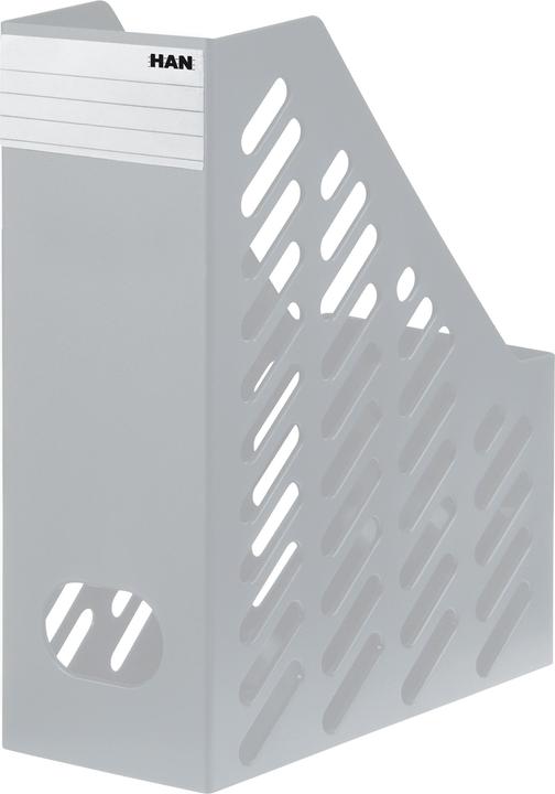 Actual product image Han Filing system KLASSIK XXL, plastic, light grey, grip hole in spine, for documents in format (C4)