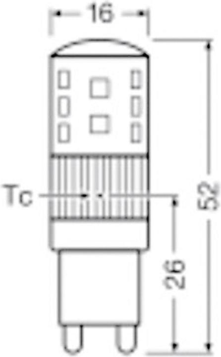 Actual product image Osram Superstar Pin (G9, 3 W, 320 lm, 1 x, F)