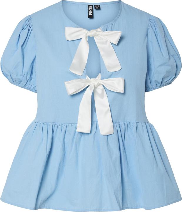 Actual product image Pieces PCGOLLY top with puff sleeves (XS)