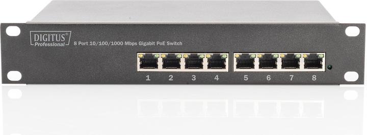Immagine prodotto Digitus 10 pollici 8 P Gigabit PoE Switch (8 Porti)