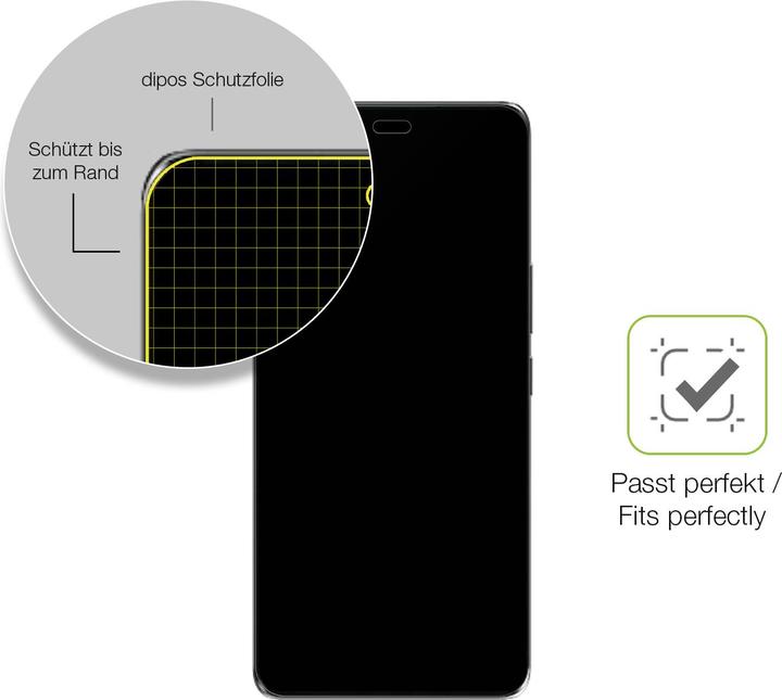 Actual product image Dipos Full Cover Screen Protector Matte (1 Piece, Honor Magic7 Lite)