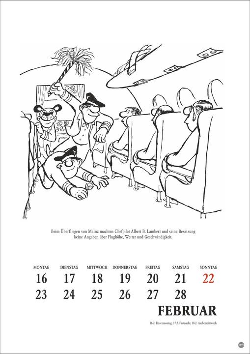 Produktbild Loriot Heile Welt Halbmonatskalender 2026 (Deutsch)
