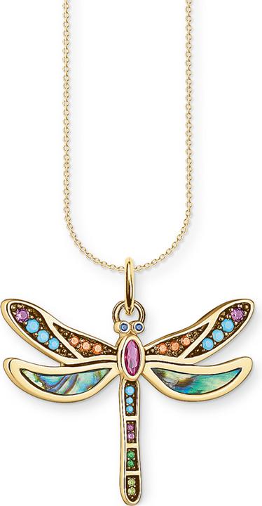 Thomas Sabo Halskette Libelle Gold (925er Silber, 38 - 42 cm)