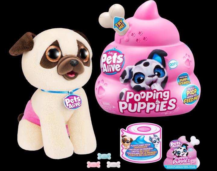 Produktbild Zuru Pets Alive - Pupsende Welpen (9542) (28 cm)