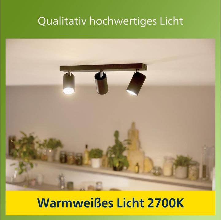 Image du produit Philips Spots à LED (GU10, 2.10 W, 375 lm, 3 x, A)