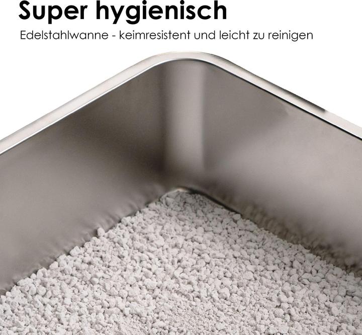 Produktbild LucyBalu Steeloo (Katzenklo offen)