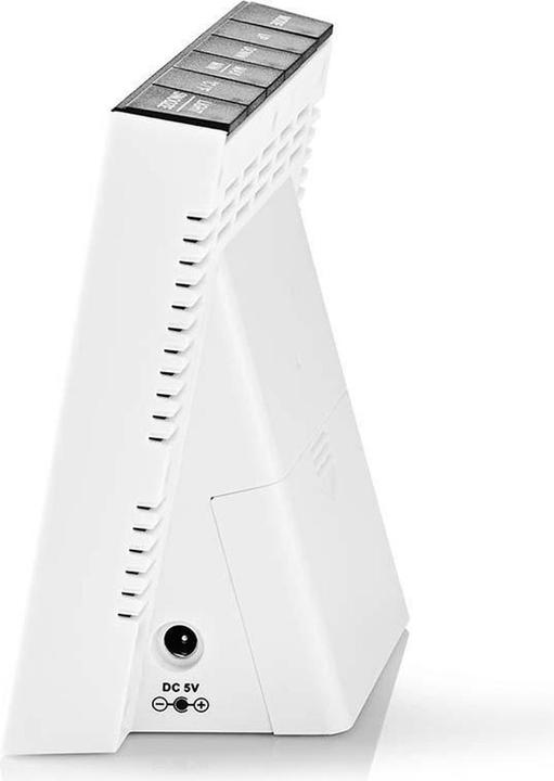 Image du produit Nedis Station météo horloge display couleur. Réveil Hygrom 1Capteur extérieur sw-ws WEST404BK
