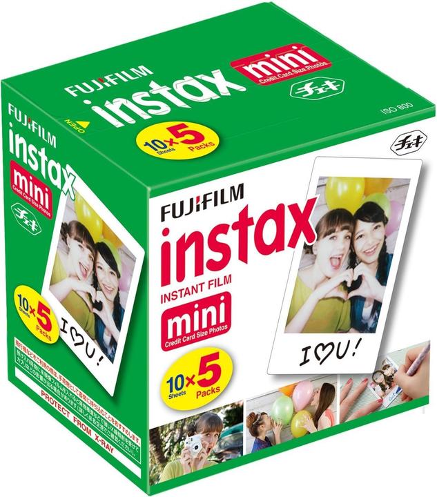 Image du produit Fujifilm Instax Mini Sofortbildfilm (50 Stück) (Instax Mini Evo, Instax Mini 90, Instax Mini 9, Instax Mini, Instax Mini 90 NEO Classic, Instax Mini 8, Instax mini 12, Instax Mini 11, Instax Mini 70)