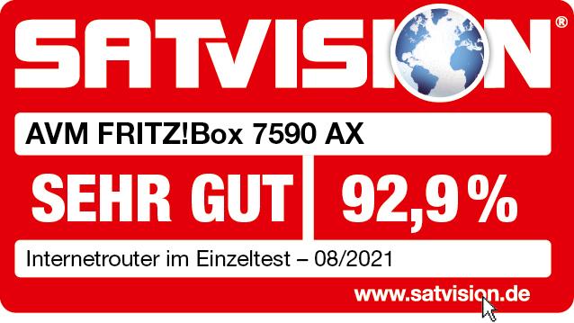 Actual product image AVM FRITZ!Box 7590 AX without ISDN