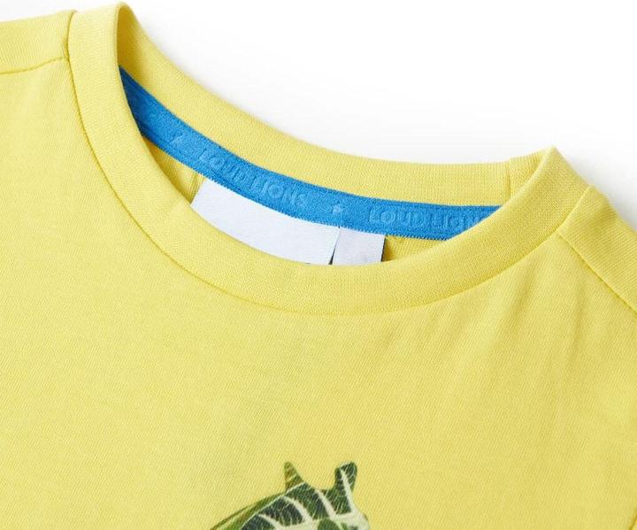 Immagine prodotto VidaXL Maglietta da bambino giallo 116,Materiale: 100 % cotone,Colore (116)