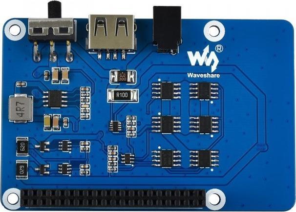 Image du produit WaveShare UPS HAT pour Raspberry Pi Alimentation électrique ininterrompue