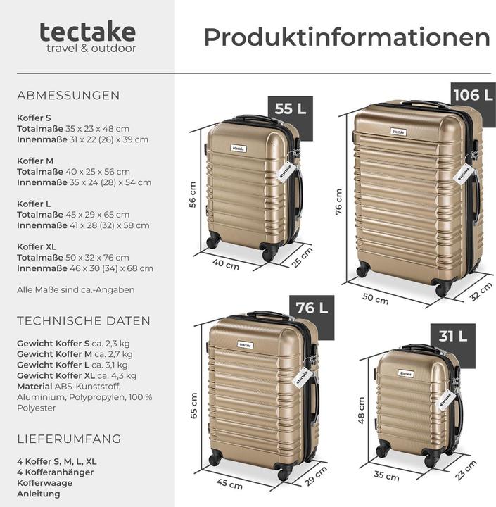 Actual product image tectake Mila (106 l, L (90 - 115l))