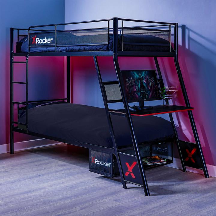 Productafbeelding X Rocker Xrocker Armada Dubbeldeks Gaming Bed (90 x 190 cm)