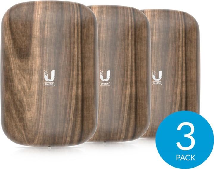 Produktbild Ubiquiti U6 Extender/BeaconHD Cover - Wood (3-pack)
