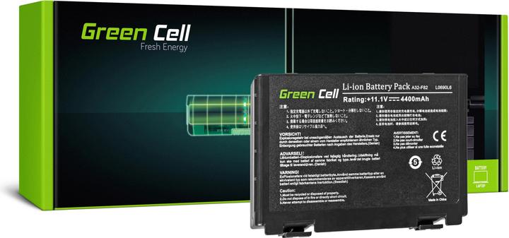 Image du produit GreenCell AS01 - Batterie - ASUS - K40 K50 K50AB K50C K51 K51AC K60 K70 X70 X5DC (6 cellules, 4400 mAh)