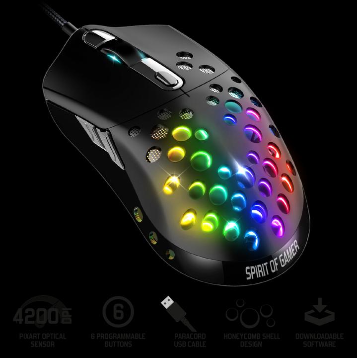 Actual product image Spirit Of Gamer Elite M80 (Cable)
