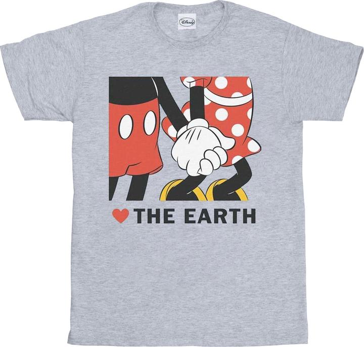 Disney Mickey Mouse Heart The Earth TShirt (XL)