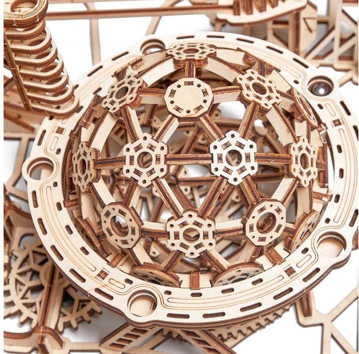Image du produit Wood Trick Circuit de billes Galaxy - Kit de construction en bois 3D