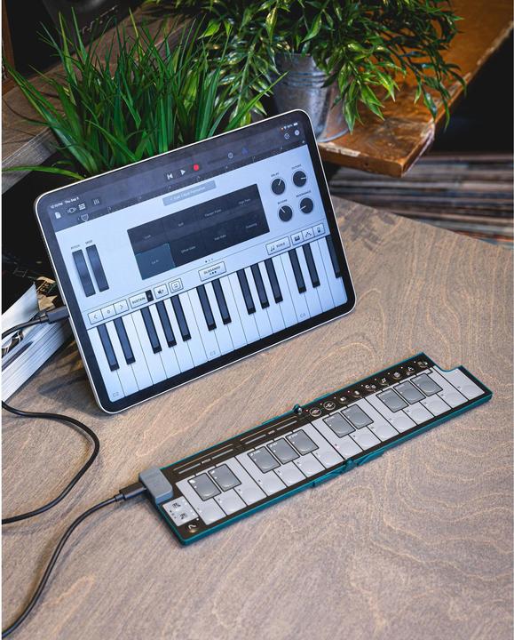 Actual product image Korg Keyboard Controller nanoKEY Fold Lava Orange Limited (Keyboards)