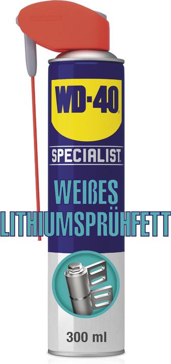 Image du produit WD-40 Graisse blanche pour pulvérisation au lithium Specialist (300 ml)