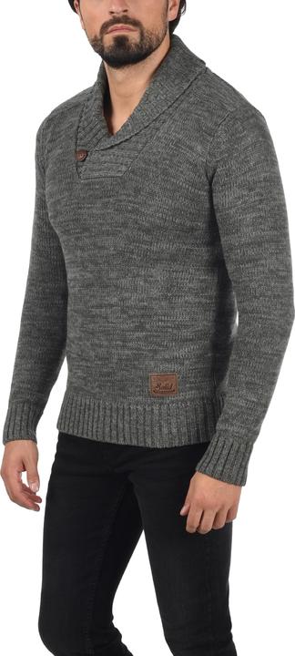 Immagine prodotto Solid Phil Maglione In Maglia Grossa Pullover Maglieria Da Uomo Con Collo A Scialle In Cotone 100% (XL)