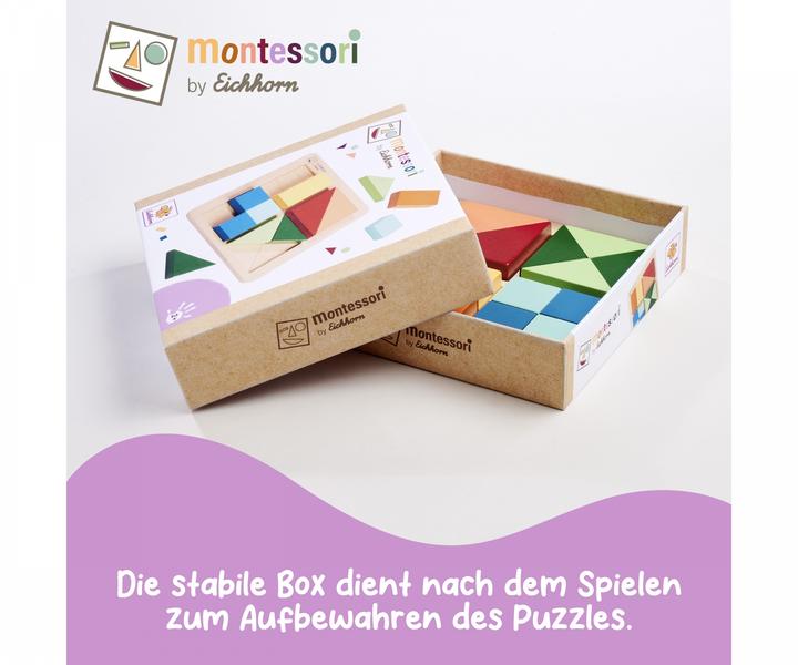 Produktbild Eichhorn EH Montessori Formen Puzzzle (12 Teile)