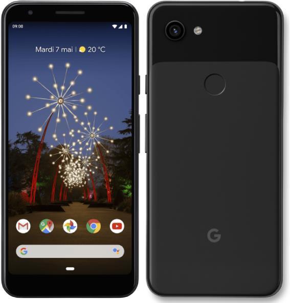 Image du produit Google Pixel 3a XL (64 Go, Just Black, 6", SIM simple, 12.20 Mpx, 4G)