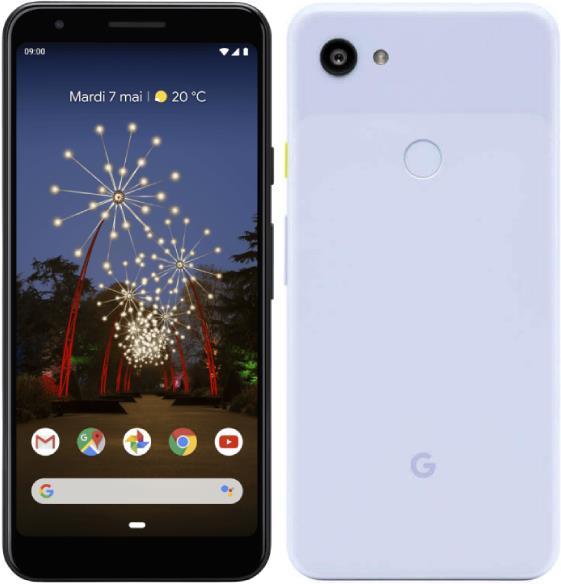 Produktbild Google Pixel 3a (64 GB, Purple, 5.60", Single SIM, 12.20 Mpx, 4G)