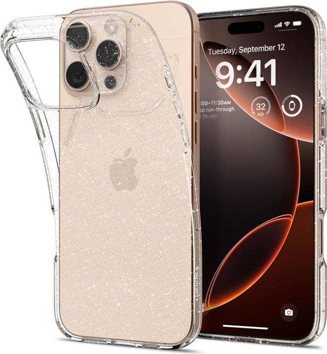 Actual product image Spigen Liquid Crystal case for iPhone 16 Pro Max 6,9" glitter crystal (Apple iPhone 16 Pro Max)
