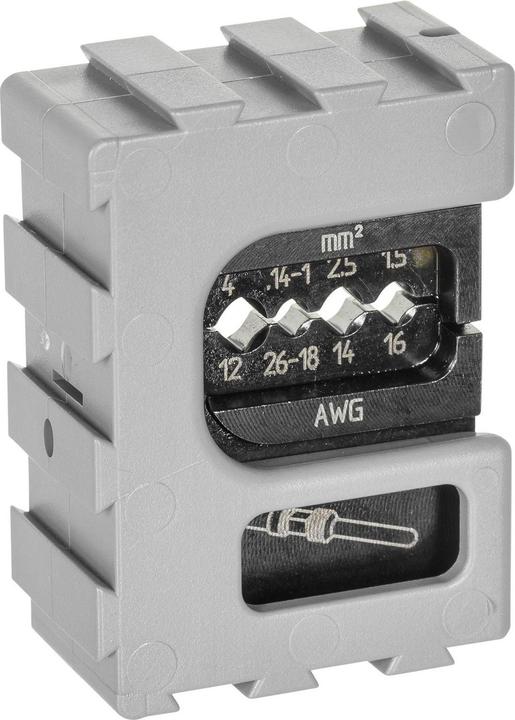 Produktbild Gedore 8140-18 Modul-Einsatz für schwere Steckverbinder 0,14-4mm (75 mm)