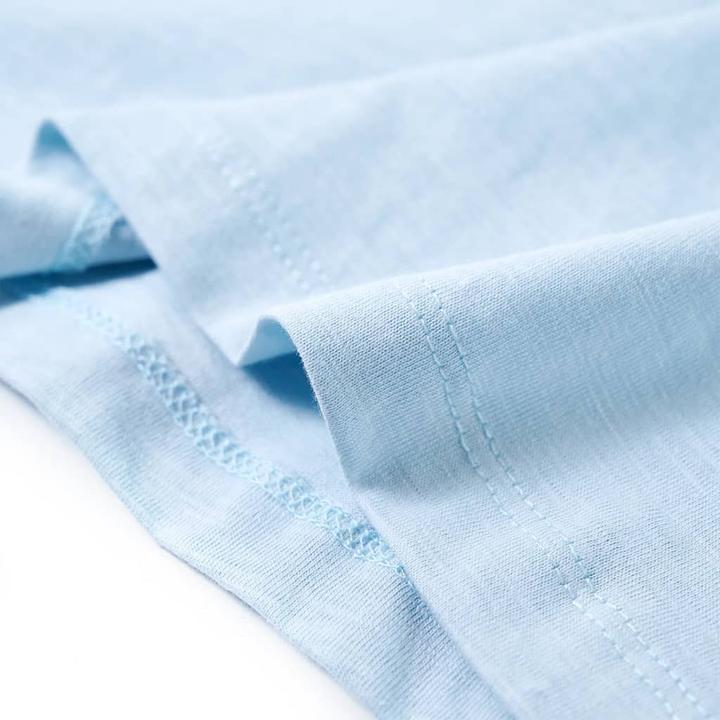 Immagine prodotto VidaXL Maglietta da bambino azzurro 104,Materiale: 100 % cotone,Colore (104)