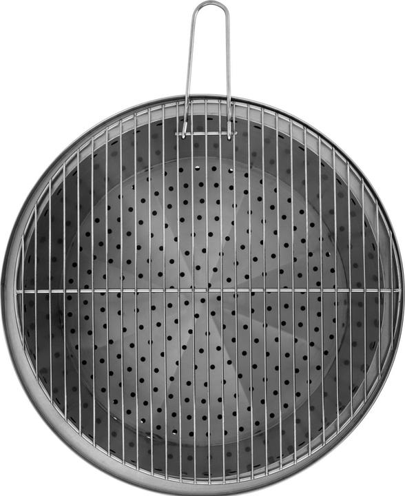 Produktbild Uniprodo Feuerschale Edelstahl 55x55x48 cm mit Grillrost & Aufbewahrungstasche Feuerkorb (54.90 cm)