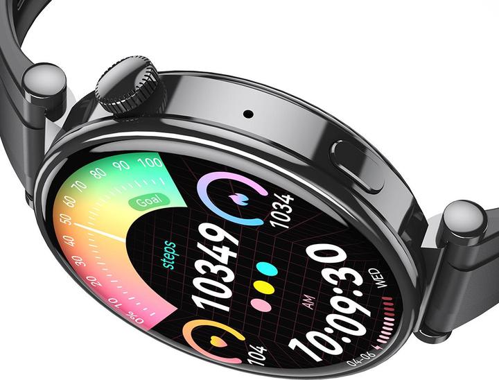Actual product image xO smartwatch GT4 Mini Amoled black