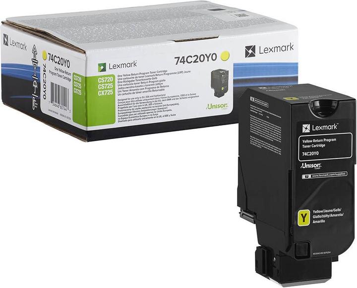 Immagine prodotto Lexmark 74c2sy0 (Y)
