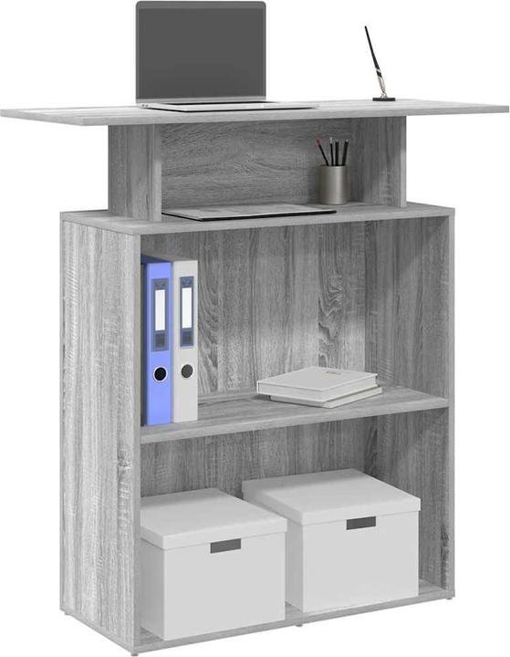 Immagine prodotto VidaXL Banco reception Grigio Sonoma 100x40x104 cm Banco reception in legno