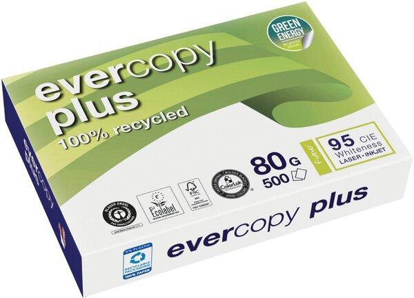 Productafbeelding Clairefontaine Universeel papier Evercopy Plus Recycling, wit (80 g/m², 500 x, A4)