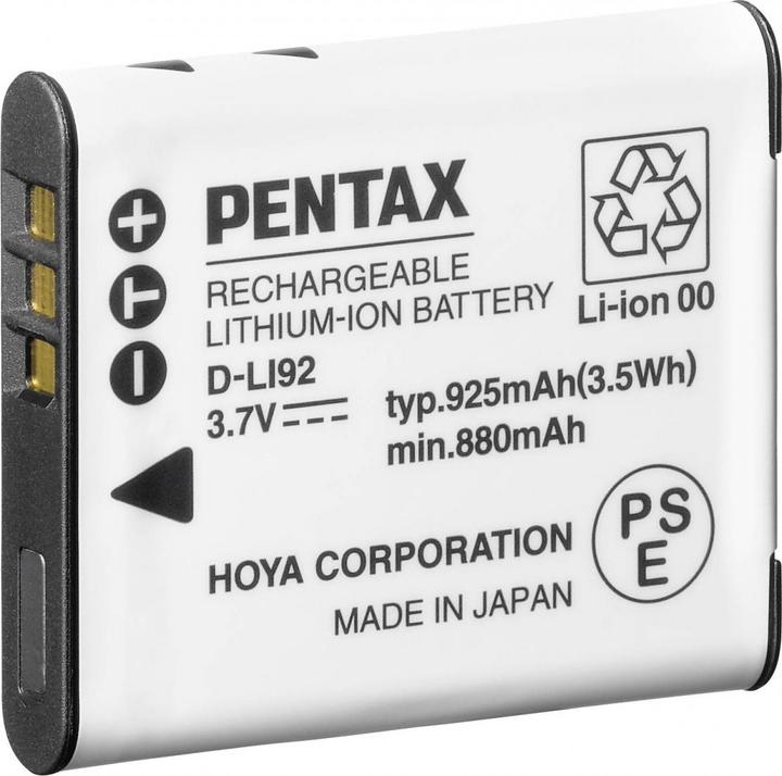 Actual product image Pentax Li-Ion battery D-LI92 (Camera battery)