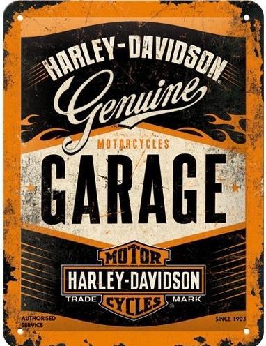 Nostalgic-Art Merchandising Harley-Davidson: Garage (15 x 20 cm)