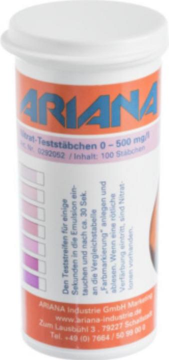 Produktbild Ariana Messstäbchen TRGS 611 Nitrat-Gehalt 0-500 mg/l 100 St.