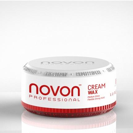 Novon Professional NOVON Starkes flexibles Cremewachs Nr. 4 150ml Schwarz (Haarwachs, 150 ml)