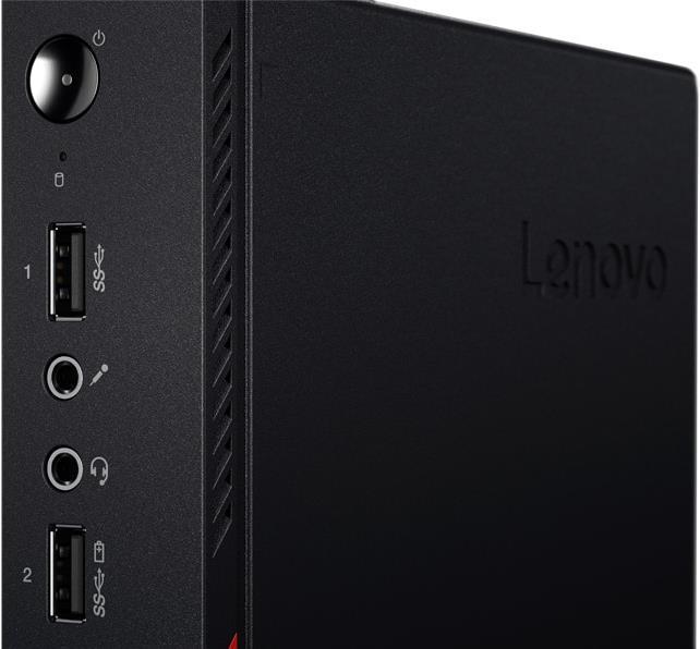 Actual product image Lenovo ThinkCentre M715q 2nd Gen (AMD Ryzen 5 2400 GE, 8 GB, 256 GB)