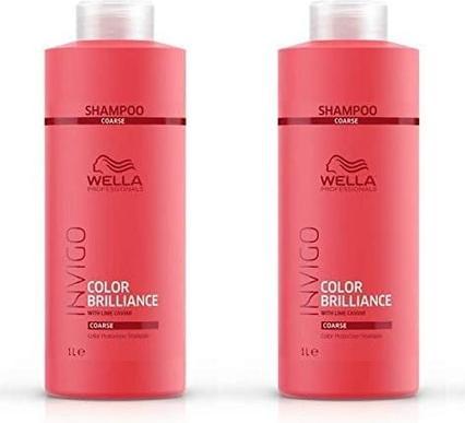 Actual product image Wella INVIGO Color Brilliance Color Protection Shampoo Coarse (1000 ml, Liquid shampoo)