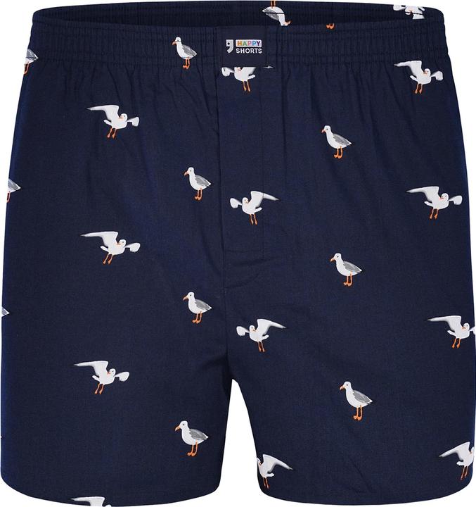 Immagine prodotto Happy shorts Boxer in tessuto dal taglio casual e confortevole (L, Confezione singola)