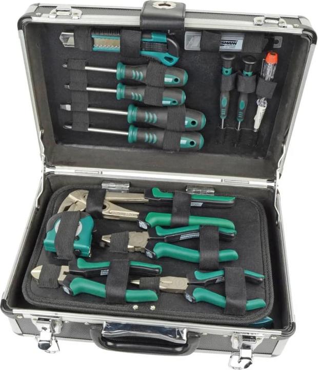 Image du produit Mannesmann Boîte à outils (90 pièces)