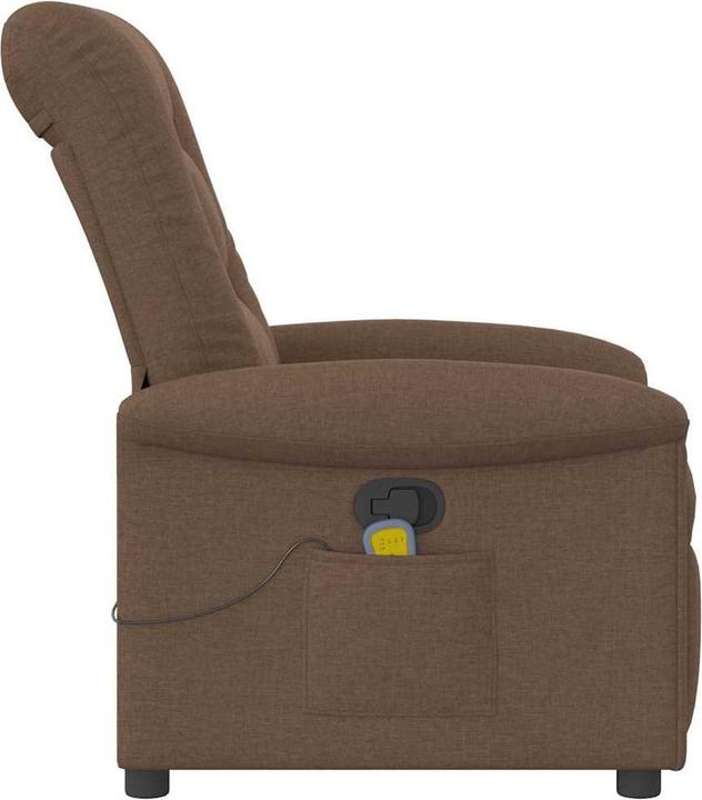 Produktbild VidaXL Massagesessel Braun Stoff Massage TV-Sessel Sessel mit Massagefunktion